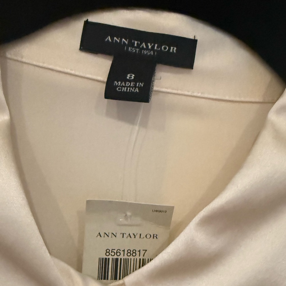 Silk Classic Button-down blouse NWT - image 3